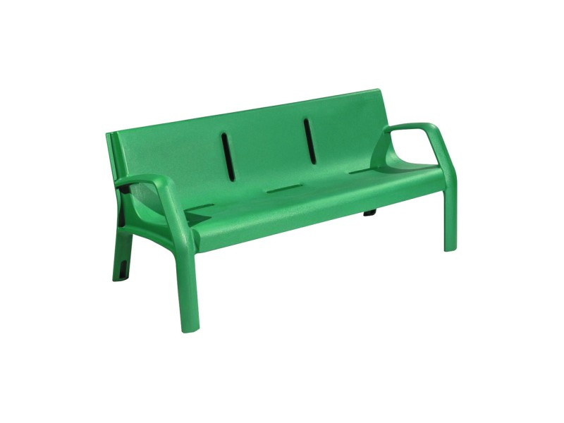 Banc exterieur Alvium en plastique recyclé Banc exterieur Alvium en plastique recyclé