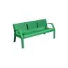Banc exterieur Alvium en plastique recyclé
