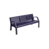 Banc exterieur Alvium en plastique recyclé