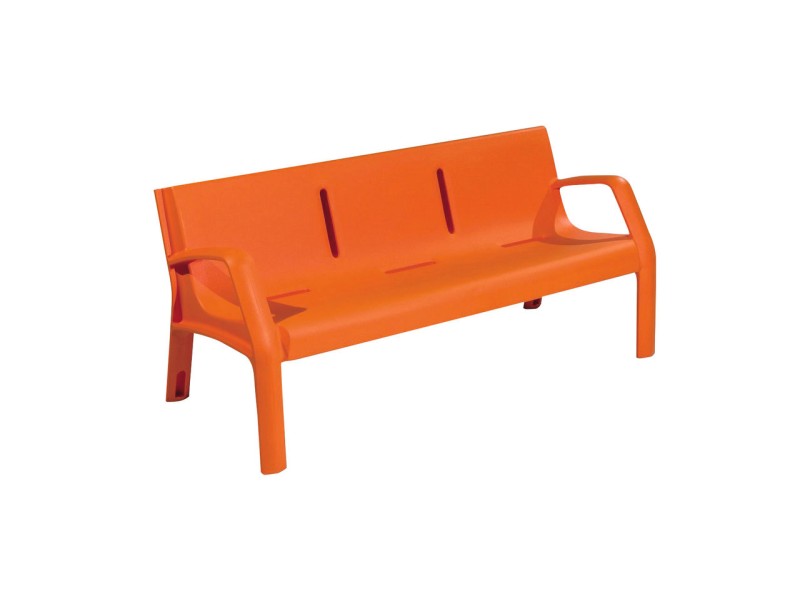 Banc exterieur Alvium en plastique recyclé Banc exterieur Alvium en plastique recyclé