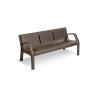 Banc exterieur Alvium en plastique recyclé