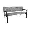 Banc exterieur Modo en plastique recyclé