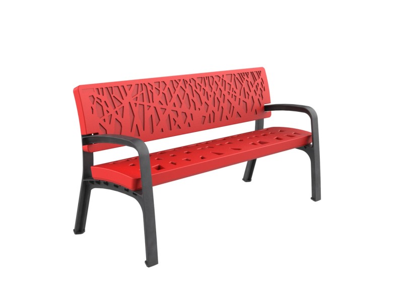 Banc exterieur Maverick en plastique recyclé Banc exterieur Maverick en plastique recyclé