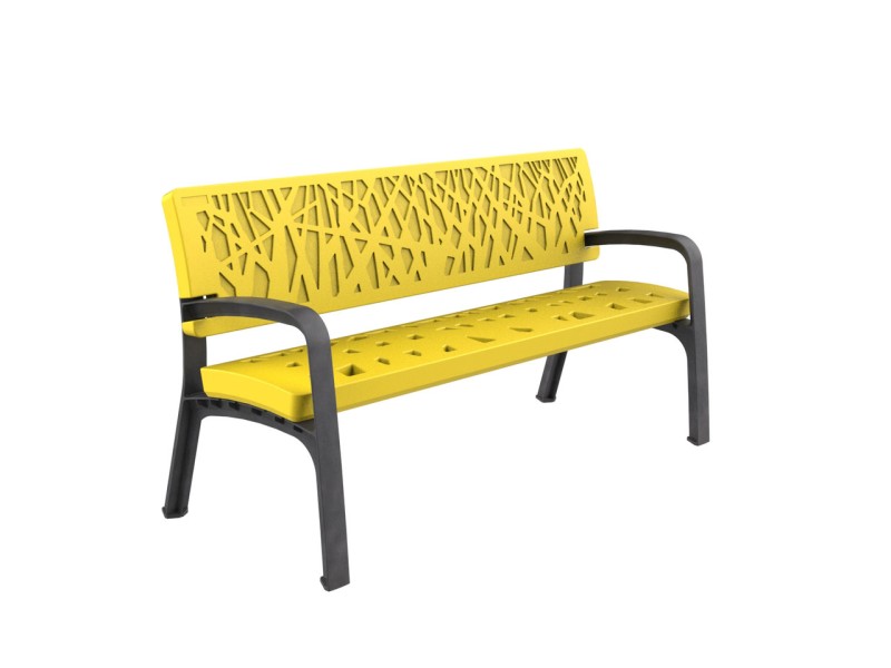 Banc exterieur Maverick en plastique recyclé Banc exterieur Maverick en plastique recyclé