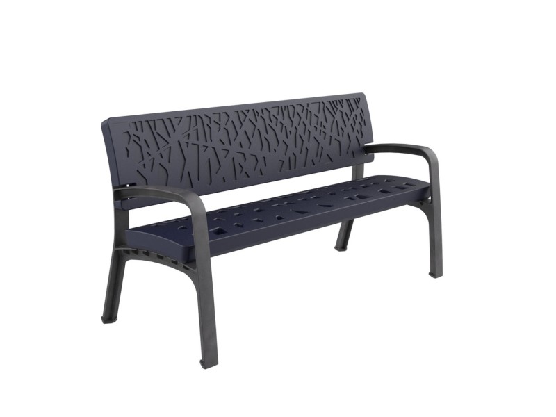 Banc exterieur Maverick en plastique recyclé Banc exterieur Maverick en plastique recyclé