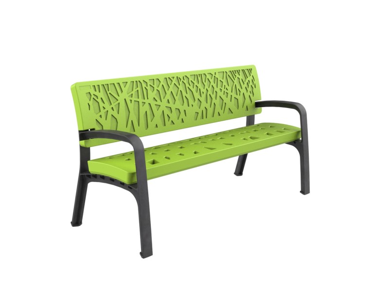 Banc exterieur Maverick en plastique recyclé Banc exterieur Maverick en plastique recyclé