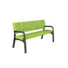 Banc exterieur Maverick en plastique recyclé