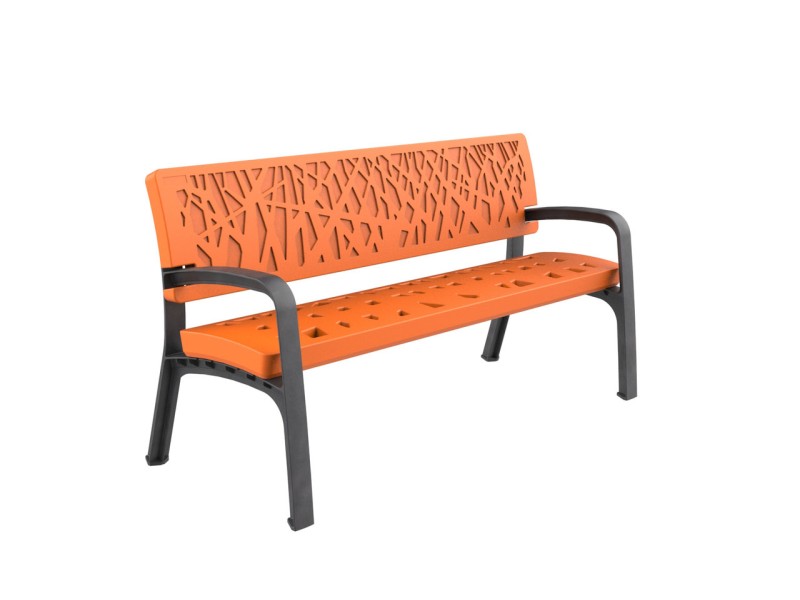 Banc exterieur Maverick en plastique recyclé Banc exterieur Maverick en plastique recyclé