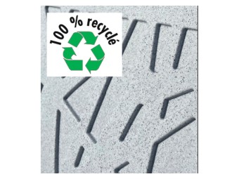 Banc exterieur Maverick en plastique recyclé issu des déchets urbain
