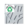 Banc exterieur Maverick en plastique recyclé issu des déchets urbain