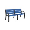 Banc exterieur Modo en plastique Eco avec accoudoirs