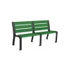 Banc exterieur Modo en plastique Eco sans accoudoirs