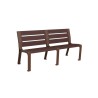 Banc exterieur Modo en plastique Eco sans accoudoirs