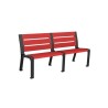Banc exterieur Modo en plastique Eco sans accoudoirs