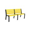 Banc exterieur Modo en plastique Eco sans accoudoirs