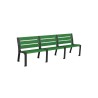 Banc exterieur Modo en plastique Eco sans accoudoirs