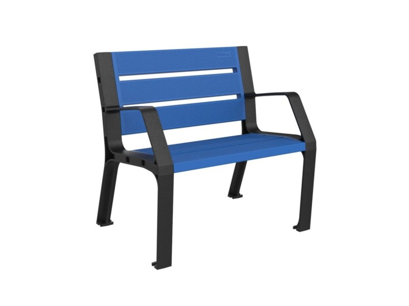 Fauteuil exterieur Modo en plastique Eco avec accoudoirs Fauteuil exterieur Modo en plastique Eco avec accoudoirs