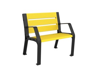 Fauteuil exterieur Modo en plastique Eco avec accoudoirs