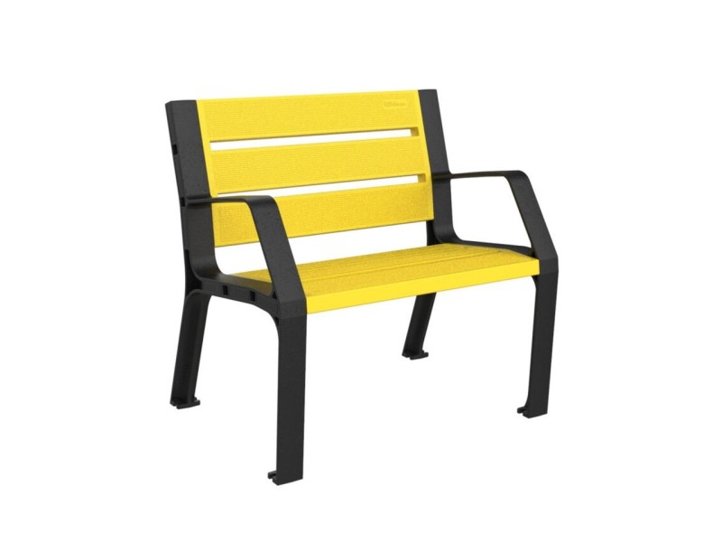 Fauteuil exterieur Modo en plastique Eco avec accoudoirs Fauteuil exterieur Modo en plastique Eco avec accoudoirs