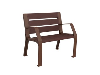 Fauteuil exterieur Modo en plastique Eco avec accoudoirs