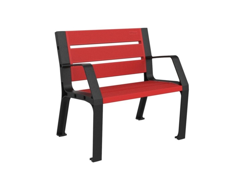 Fauteuil exterieur Modo en plastique Eco avec accoudoirs Fauteuil exterieur Modo en plastique Eco avec accoudoirs