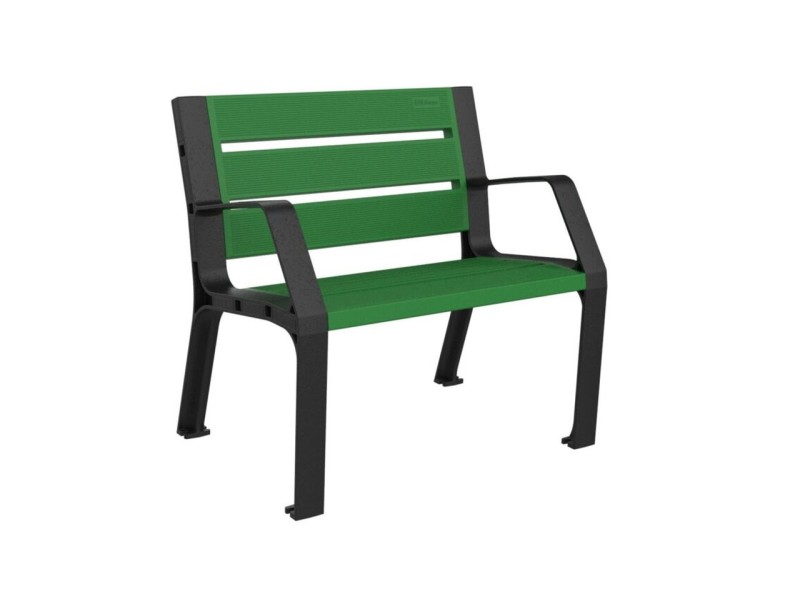 Fauteuil exterieur Modo en plastique Eco avec accoudoirs Fauteuil exterieur Modo en plastique Eco avec accoudoirs
