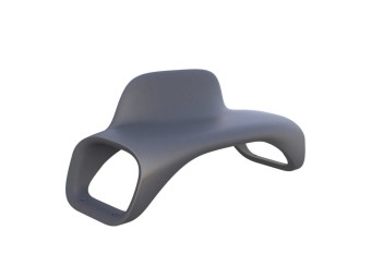 Banc exterieur Aire en plastique recyclé