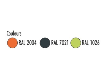 Banc exterieur Aire en plastique recyclé