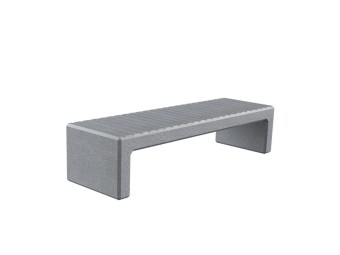 Banquette exterieure Zeus en plastique recyclé
