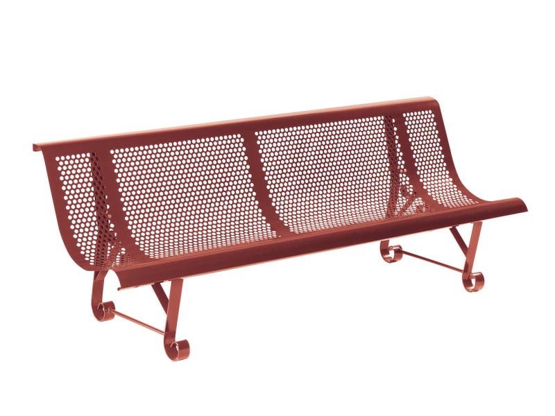 Banc exterieur Santiago 2 pieds en acier peint Banc exterieur Santiago 2 pieds en acier peint