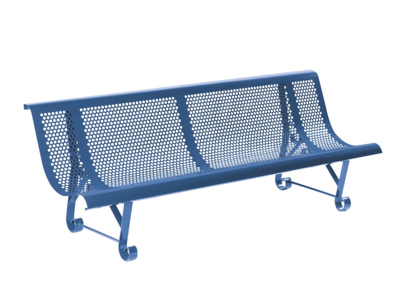 Banc exterieur Santiago 2 pieds en acier peint Banc exterieur Santiago 2 pieds en acier peint