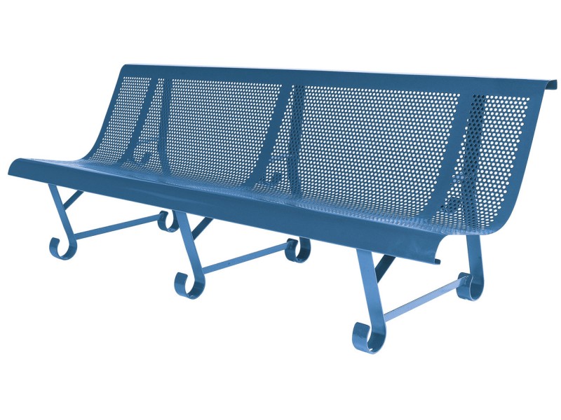 Banc exterieur Santiago 3 pieds en acier peint Banc exterieur Santiago 3 pieds en acier peint