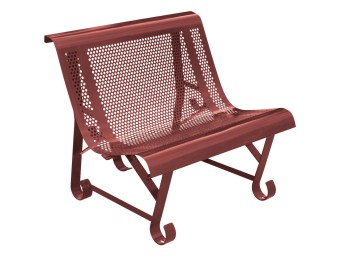 Fauteuil exterieur Santiago en acier peint