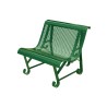 Fauteuil exterieur Santiago en acier peint