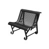 Fauteuil exterieur Santiago en acier peint