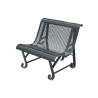 Fauteuil exterieur Santiago en acier peint