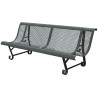 Banc exterieur Mexico 2 pieds en acier peint