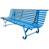 Banc exterieur Buenos Aires 2 pieds en acier peint