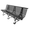 Banc exterieur Buenos Aires 3 pieds en acier peint