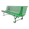 Banc exterieur Buenos Aires 2 pieds en acier peint