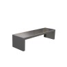 Banquette exterieure Zeus en acier peint