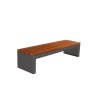 Banquette exterieure Zeus en bois exotique