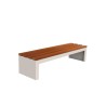 Banquette exterieure Zeus en bois exotique