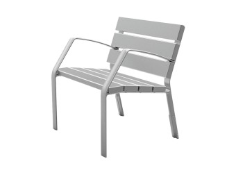 Fauteuil exterieur Modo-10 en aluminium