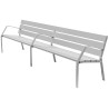 Banc exterieur Modo-10 en aluminium