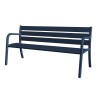 Banc exterieur Modo en métal peint bleu 700 Sable