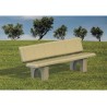 Banc exterieur Borée en béton armé