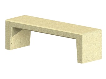 Banquette exterieure Rhéa en béton armé