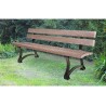 Banc exterieur Edimbourg en plastique recyclé