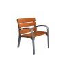Fauteuil exterieur Modo en bois exotique